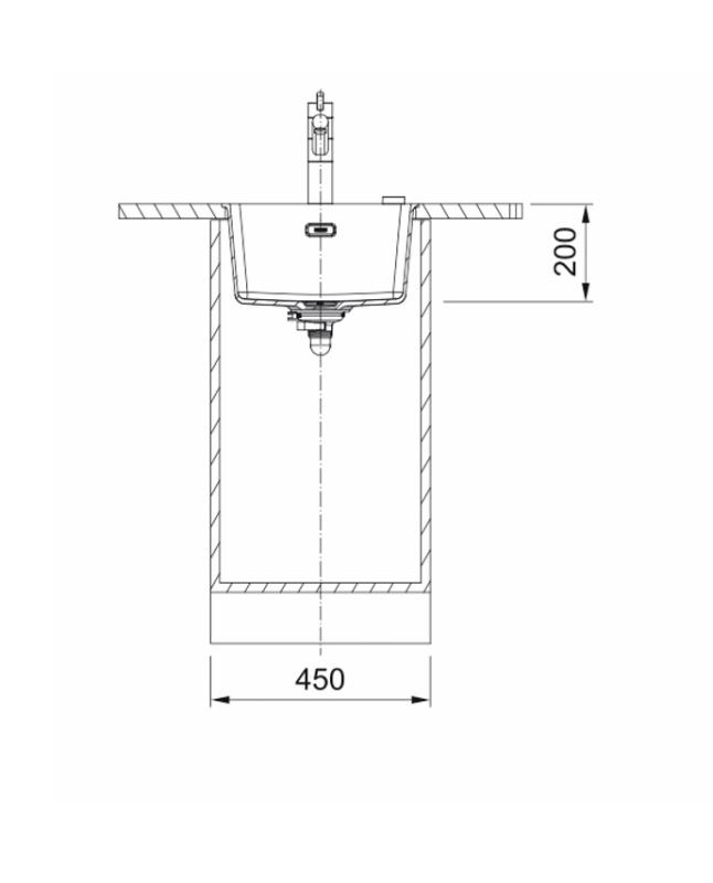 Franke Maris MRG 110-37 Fragranite Oyster Undermount Sink