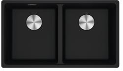 Franke Maris MRG 220-35-35 Fragranite onyx double sink flush mount
