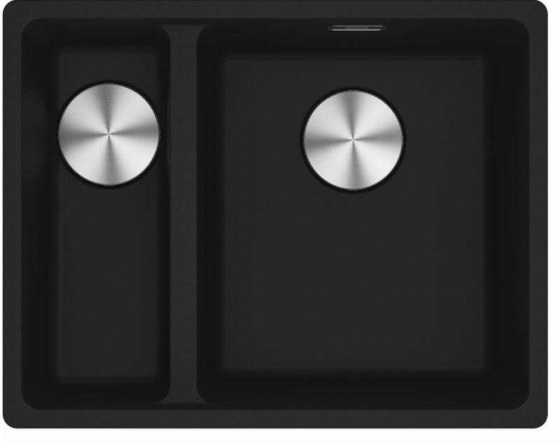 Franke Maris MRG 160-34-15 Fragranite Matte black sink Right-hand undermount