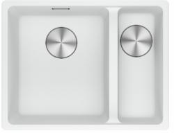 Franke Maris MRG 160-34-15 Fragranite Polar White sink Left undermount