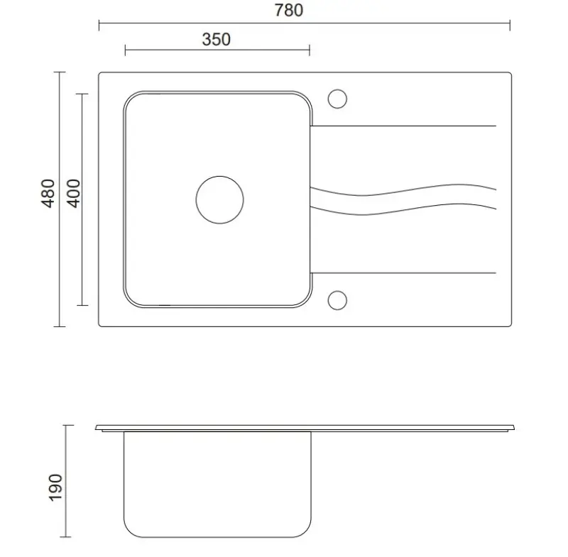 Quadri Fusion inset stainless steel sink with white granite drainer 78x48 reversible 1208957868