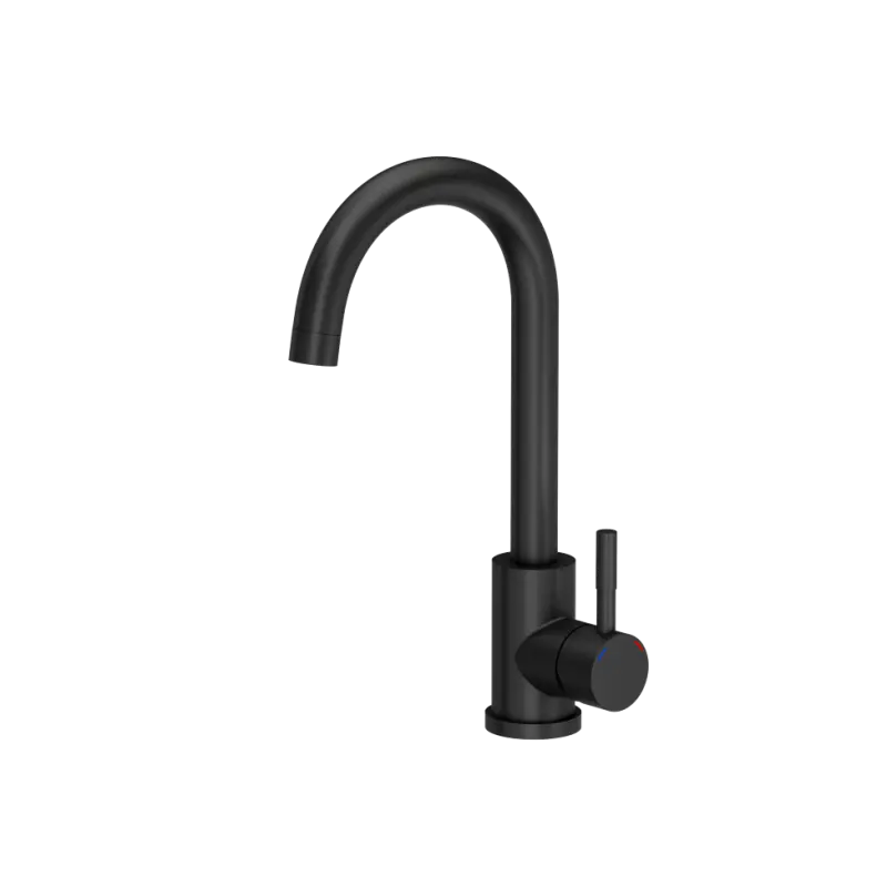 Quadri Kendal black inset sink with drainer, faucet and liquid dispenser 60x44 1208957889