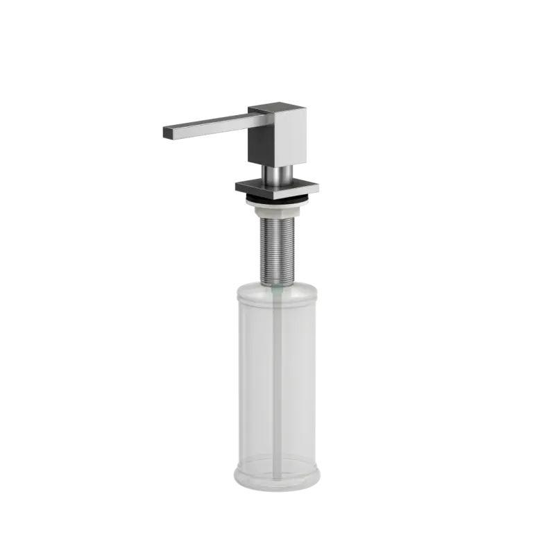Quadri Tenby square Built-in Soap dispenser PVD stainless steel refillable from the top 1208957894