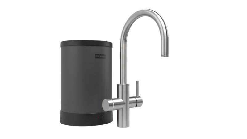 Franke Maris water hub 4L boiler 3-in-1 with Touch electronic boiling water tap stainless steel with water hub bypass 1208957944