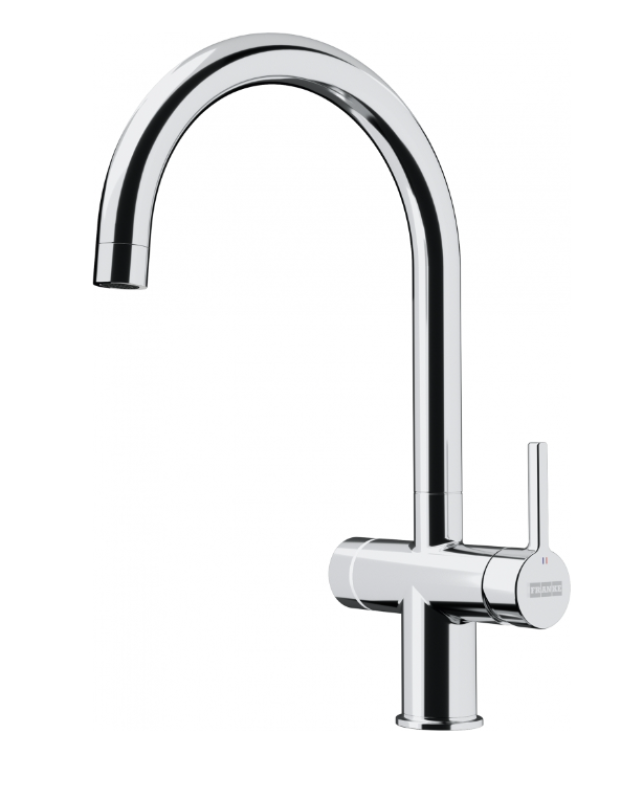 Franke Maris water hub 4L boiler 3-1 with Touch electronic boiling water tap chrome with water hub bypass 1208957947