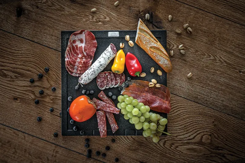 Aquadesign Unix multifunction granite drainer 35x35cm black 1208958214