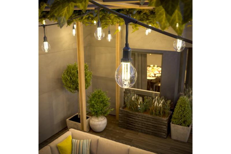 Decor Garden garland 10m AC220-240V 50-60Hz 10xE27 2x0 75mm 1208958646