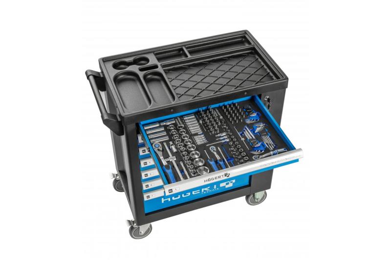 Hoegert 7-drawer tool cabinet with a side door with accessories 544 pcs. 1208962010