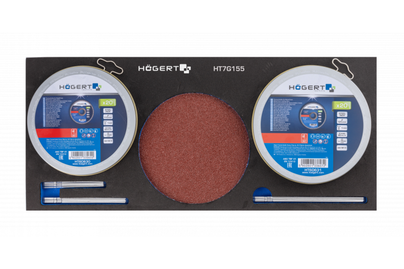 Hoegert Set of grinding wheels for cutting metal and stainless steel 60 pcs. 1208962062