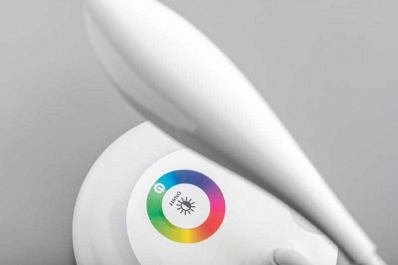 Decor Table lamp GALACTIC LED 5W 240lm 5V DC 4000K RGB base USB charging white body 1208962485