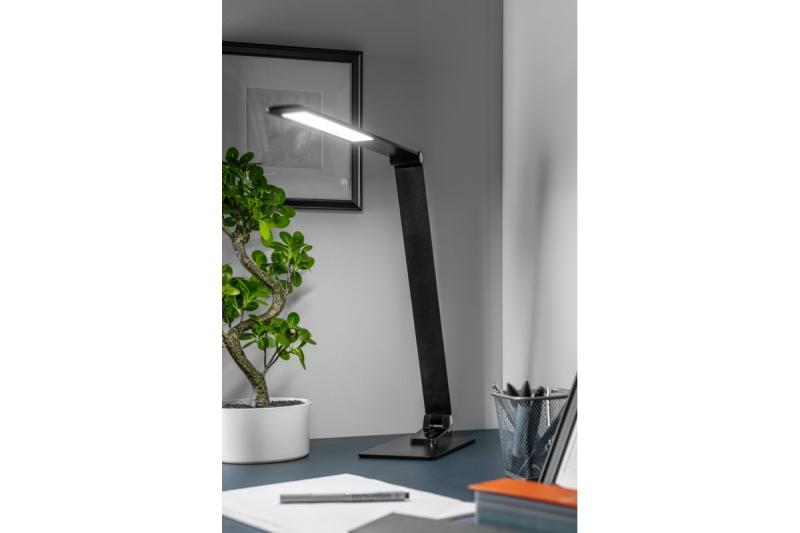 Decor Desktop lamp Loneos 12W 700lm AC220-240V 3-CCT 5 Step Dimming RA>80 USB black 1208962502