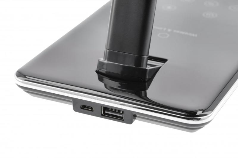 Decor Desktop lamp Tritton 6W 340lm AC220-240V 4-CCT Wireless Charging USB PF>0 5 RA>80 black 1208962518