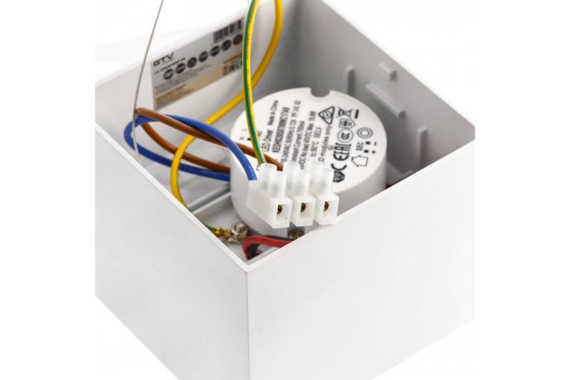 Decor LED fixture ARTEMIDA 20W 1920lm AC220-240V 50/60 Hz PF>0 9 Ra≥80 IP20 IK08 4000K 38° square white 1208962641