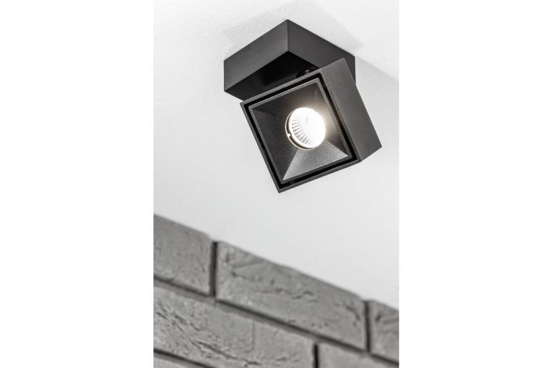 Decor LED luminaire BIANCO 8W 680lm AC220-240V 50/60 Hz PF>0 9 Ra≥80 IP20 IK06 36° 4000K square black 1208962670
