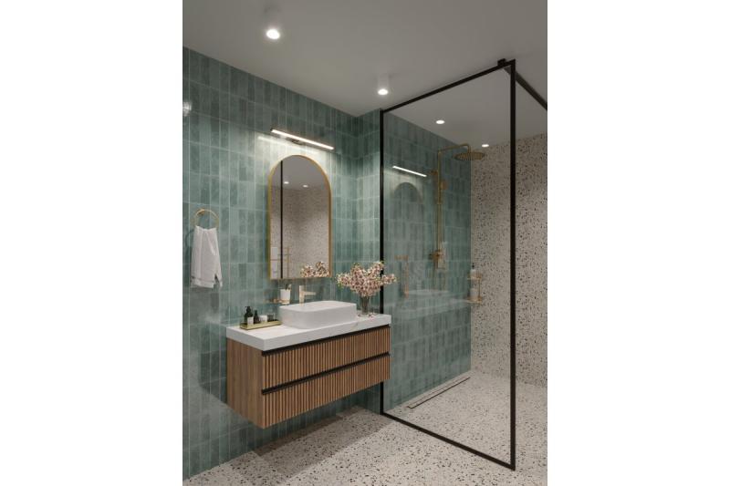 Decor Led luminaire Catania 400mm 8W AC220-240V 50/60Hz 4000K IP44 RA >80 640lm Chrome 1208962883