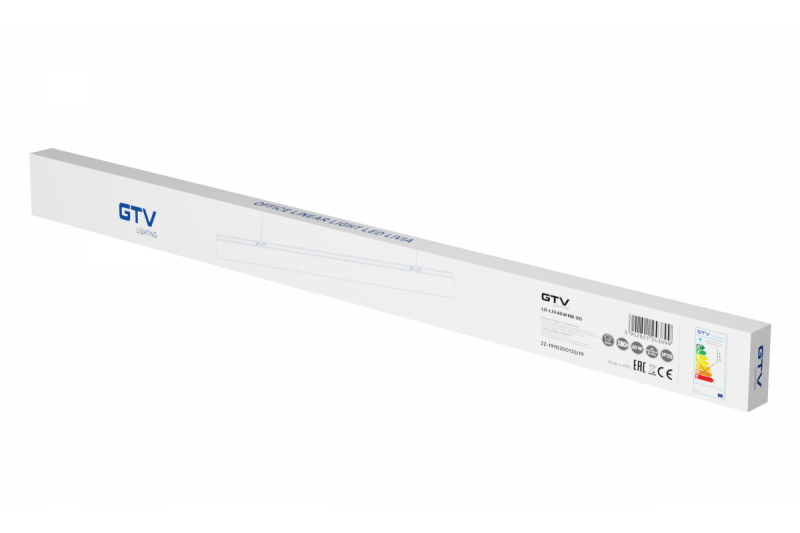 Decor LED suspended luminaire LIVIA 40W 3600lm AC220-240V 50-60Hz 100° RA>80 IP20 AL/PC 4000K 120cm black 1208962913