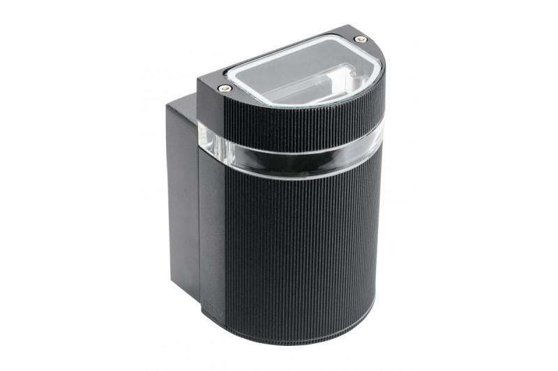 Decor One-way wall luminaire SILVA GU10 MAX. 50W IP54 AC220-240V 50/60Hz black 1208963137