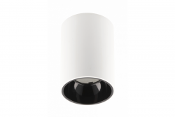 Decor Ceiling luminaire ARIES PC 73x105mm IP20 max 20W round white/black 1208963818