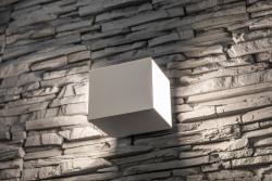 Decor Wall fixture  CAMPIONE aluminium G9 IP20 max. 40W IP20 square white 1208963850
