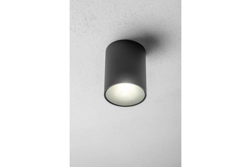 Decor Ceiling luminaire LENTO alum 100x130 IP54 MAX.35W round graphite 1208963924