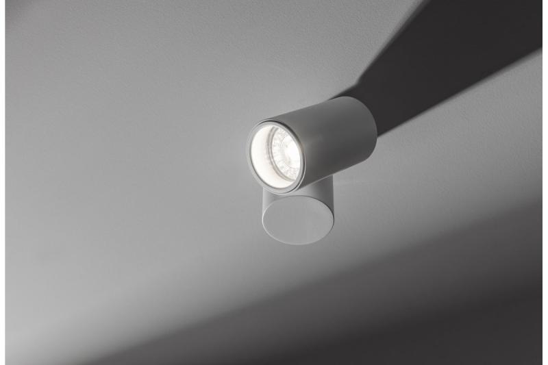 Decor Ceiling luminaire LUPO aluminum 11.6x5.6x11.5 IP20 1*GU10 max. 50W round white 1208963927