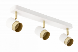 Decor Ceiling luminaire ORIO aluminum 43.0x5.5x14.0 IP20 3*GU10 max. 50W round white 1208963966