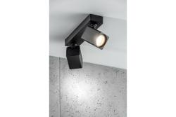 Decor Ceiling fixture  RENO aluminium IP20 max. 20W*2 double square black 1208963980