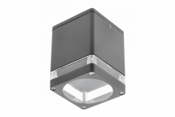 Decor Ceiling luminaire RIVEN alum 102x120 IP54 max 35W square graphite 1208963983