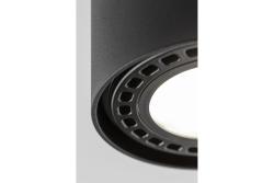 Decor Ceiling fixture SAKURA alum. 120x85 IP20 ES111 GU10 round black 1208963989