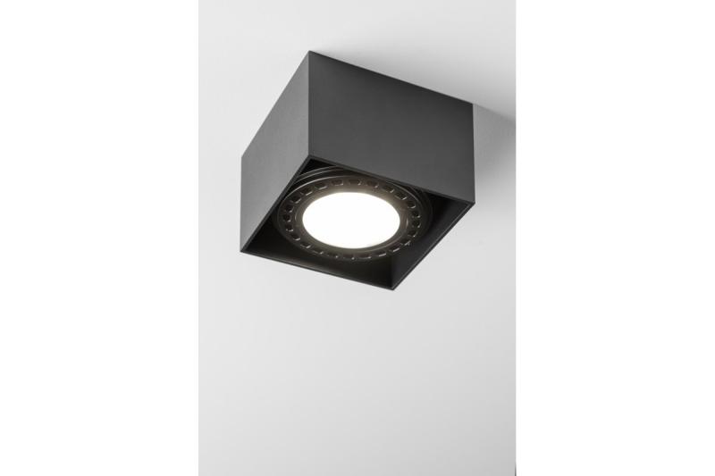 Decor Ceiling fixture SAKURA alum. 120x120x85 IP20 ES111 GU10 square black 1208963991