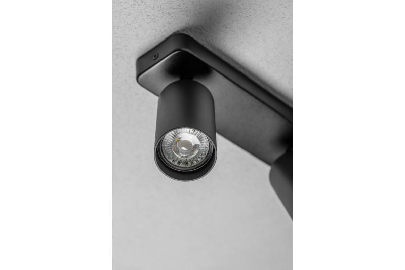 Decor Ceiling luminaire SANTO BIS aluminium IP20 max. 20W*2 double round black 1208963999