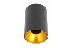 Decor Ceiling fixture TENSA alum. 96x140 IP20 GU10 round black 1208964018