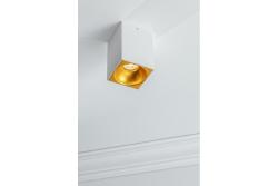 Decor Ceiling fixture TENSA alum. 90x90x140 IP20 GU10 square white 1208964021