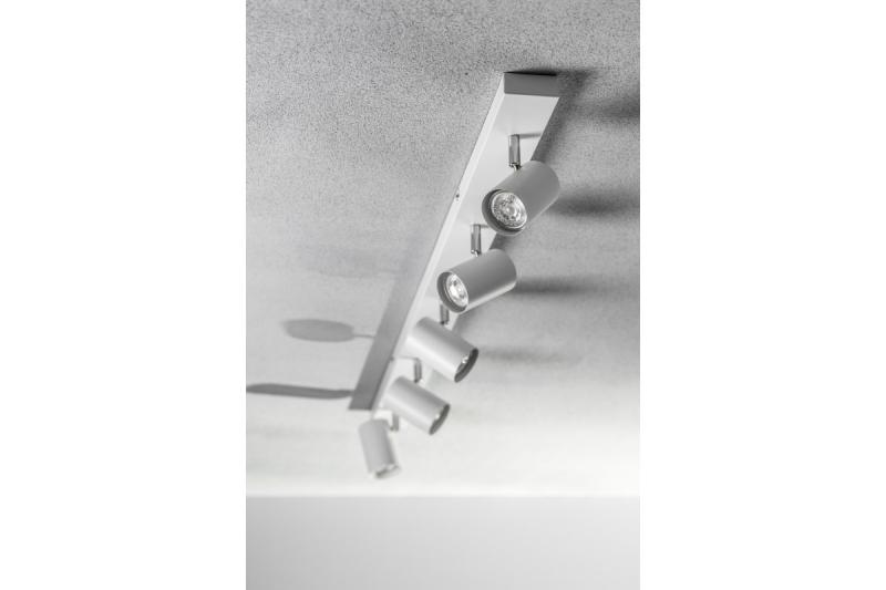 Decor Ceiling luminaire VENETO IP20 max. 20W 5 x GU10 round white 1208964043