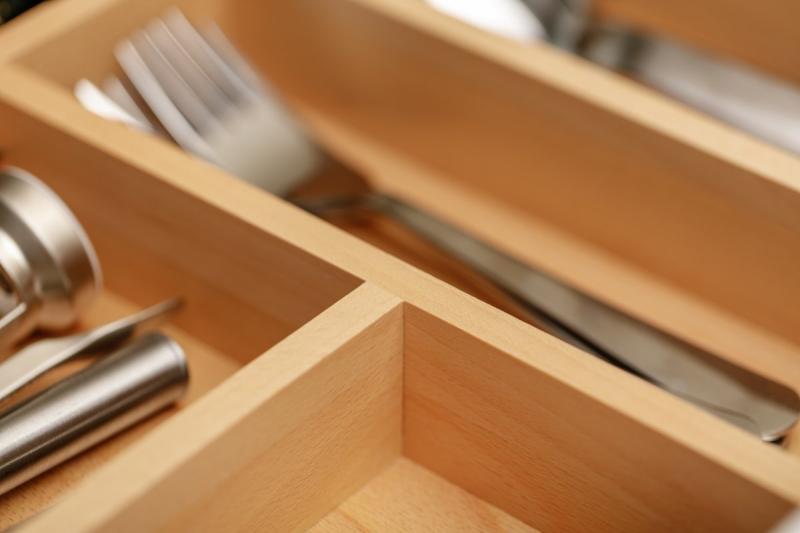 Decor Cutle Cutlery Trays Adjustable Cutlery Rack Color Beech 1208966290