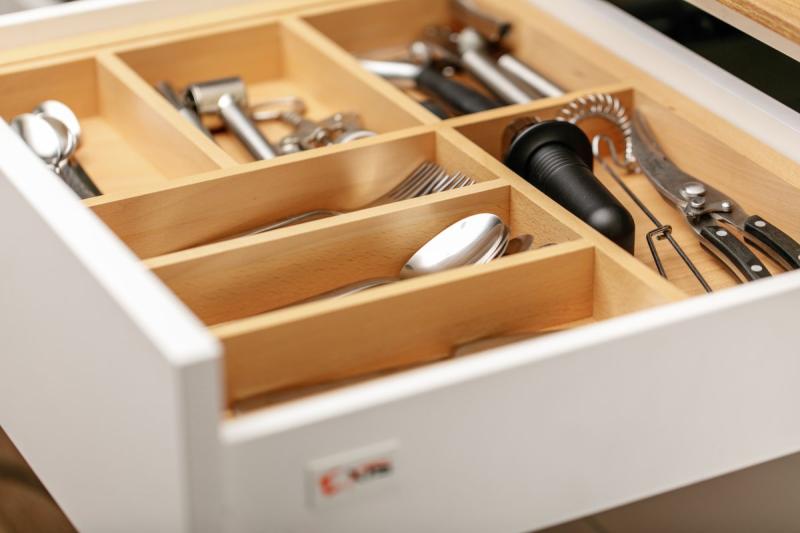 Decor Cutlery Tray Kitchen Adjustable Insert for 600-1000mm Cabinets 1208966291