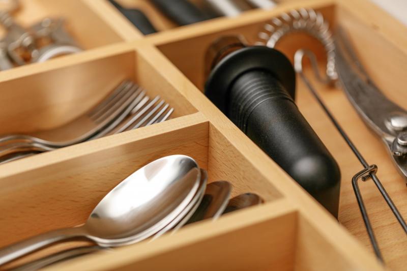 Decor Cutlery Tray Kitchen Adjustable Insert for 600-1000mm Cabinets 1208966291