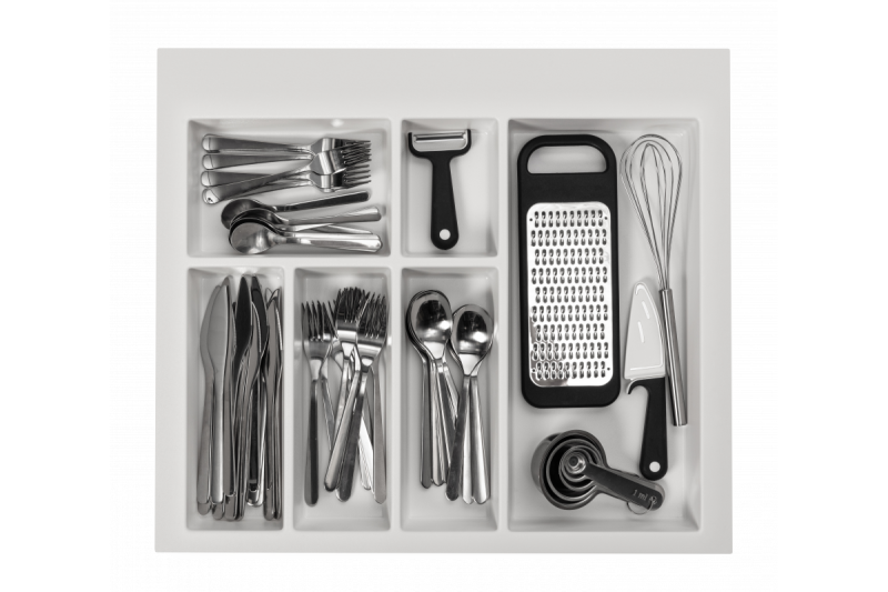 Decor Cutlery Tray Insert for Kitchen Drawer 600 White 1208966377