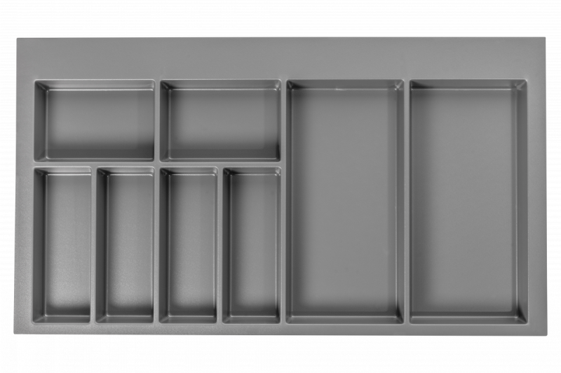 Decor Cutle Cutlery Trays Insert for Kitchen Drawer 900 Anthracite 1208966382