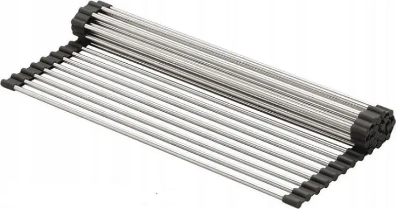 Quadri Stainless Steel Roll-Up Mat for the Sink 39 x 26cm 1208966923