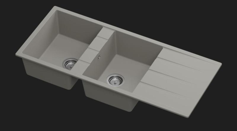 GraniteMy Universal sinks Quartz Granite color Sample TAUPE 1208967247