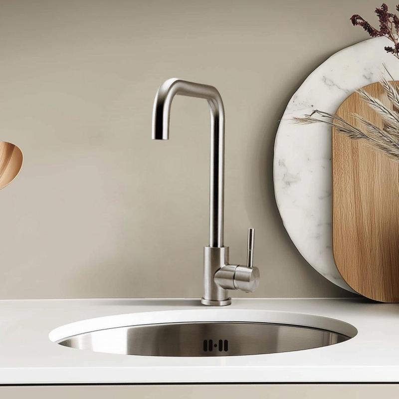 Pure.Sink Elite Steel Pure kitchen faucet stainless steel PS8010-02