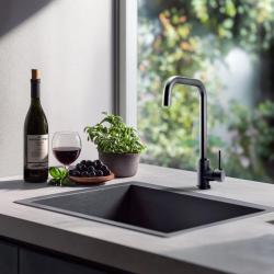 Pure.Sink Elite Steel Pure kitchen faucet PVD Gun metal PS8010-61