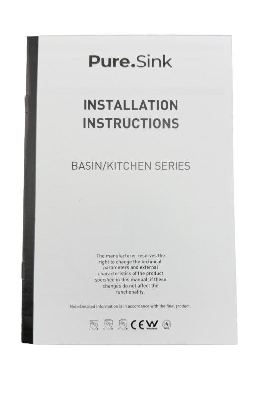 Pure.Sink Elite Steel Spark-S kitchen faucet PVD brushed gold with pull-out spout PS8041-60