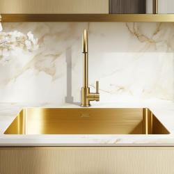 Pure.Sink Elite Steel Stream kitchen faucet PVD brushed gold PS8044-60