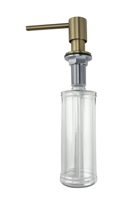 Pure.Sink Elite Steel Shine built-in soap dispenser PVD Gun Metal, refillable from above PS9010-61