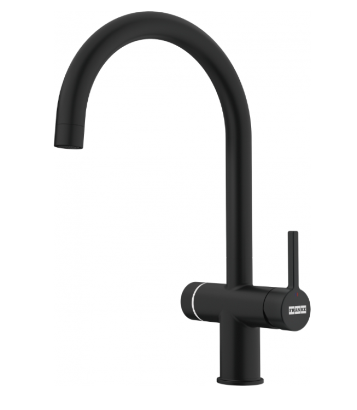 Franke Maris water hub 7L boiler 3-1 with Touch electronic boiling water tap matte black with water hub mixing set 1208967855