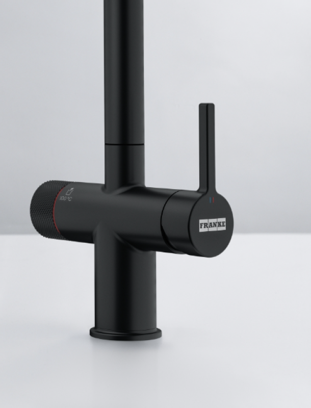 Franke Maris water hub 4L boiler 3-1 with Twist mechanical boiling water tap matte black with water hub mixer set 1208967861