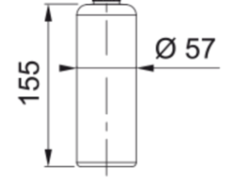 Franke Atlas Plastic Bottle for Soap Dispenser Reservoir 133.0641.890