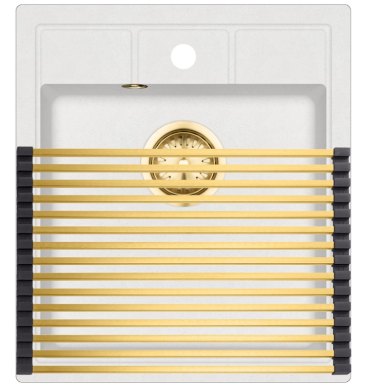 Ausmann Turt Gold Rolling Mat over and for the sink 28x45 cm 1208969725